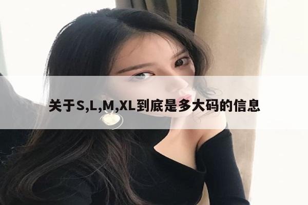 关于S,L,M,XL到底是多大码的信息